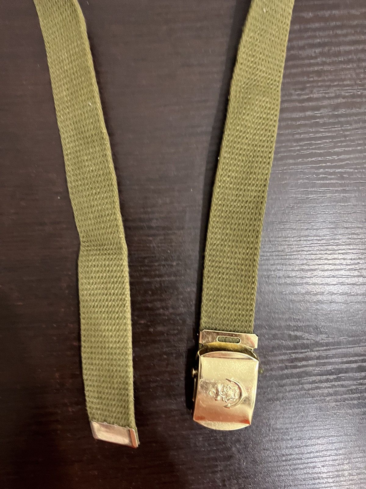Japanese Brand Military Canvas Buckle Belt Size ONE SIZE - 7 Thumbnail