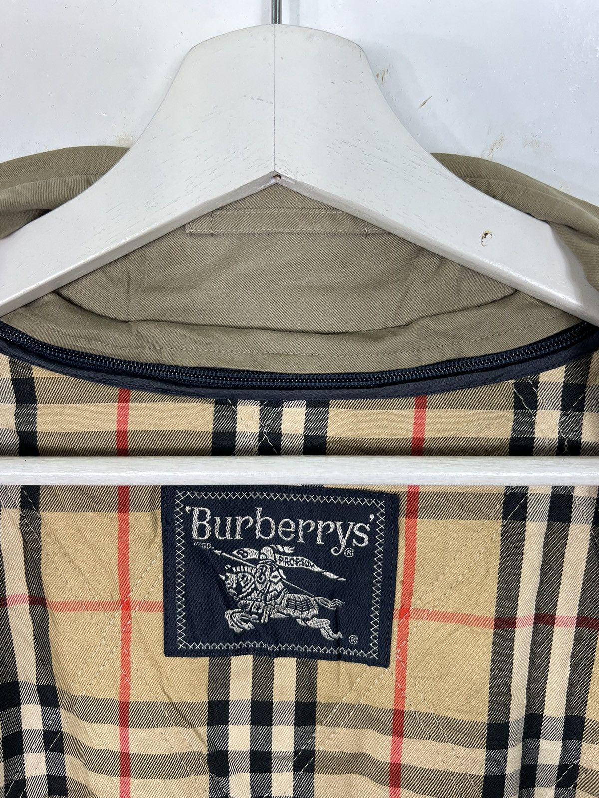 Burberry 💥 BURBERRYS NOVA CHECK LINER TRENCH COAT Size US L / EU 52-54 / 3 - 8 Thumbnail