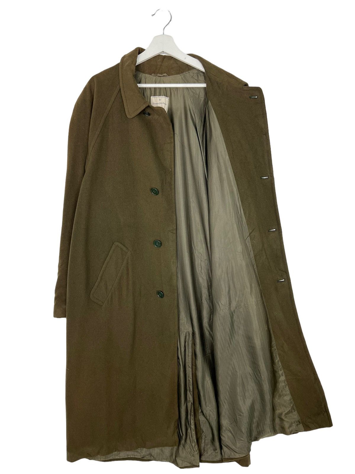 Ermenegildo Zegna 💥 ERMENEGILDO ZEGNA SOFT WOOL CASHMERE OVERCOAT MADE IN ITLY Size US M / EU 48-50 / 2 - 4 Thumbnail