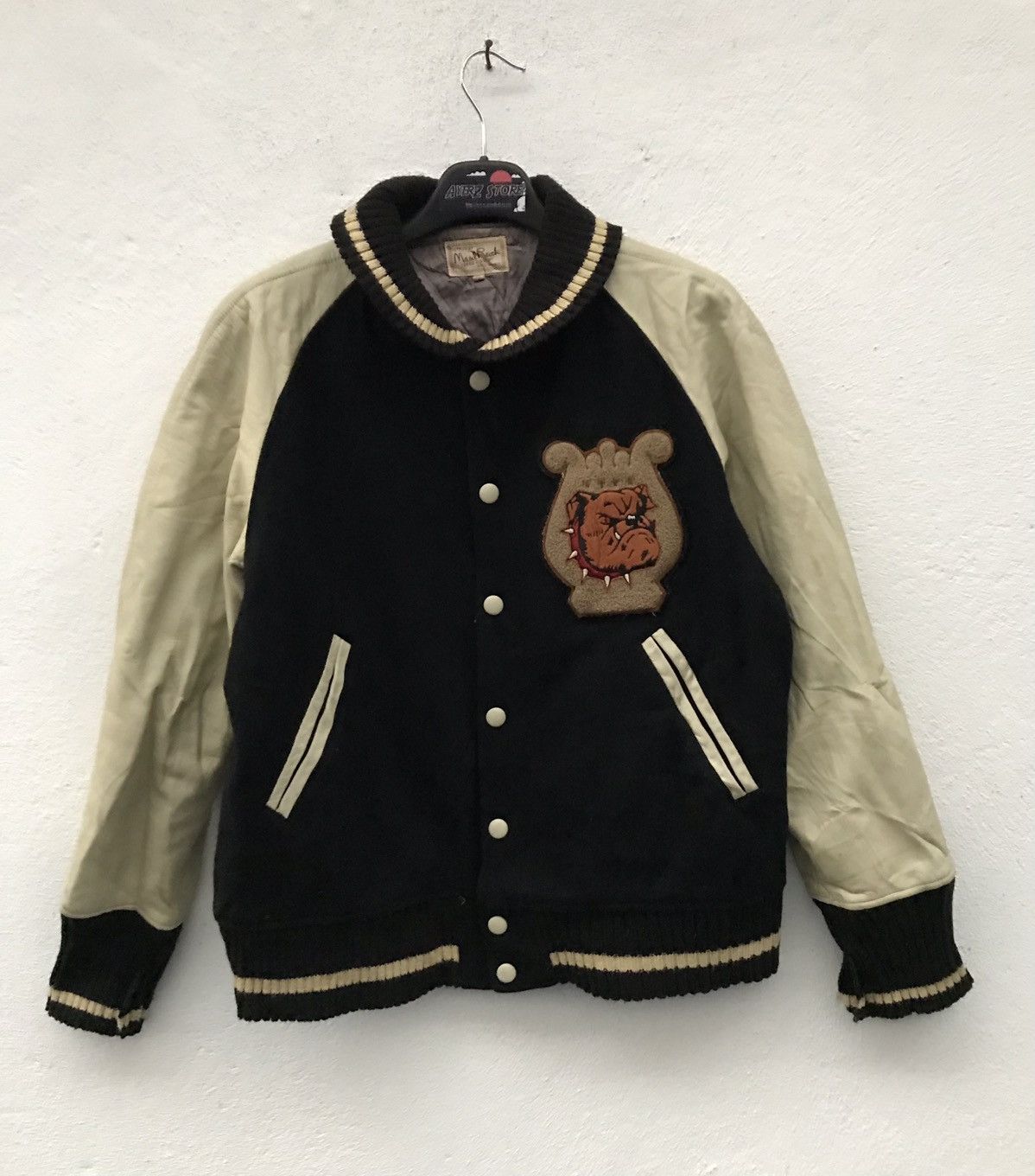 image of Takeo Kikuchi x Varsity Jacket Takeo Kikuci Style By Maul Ruck Varsity Jackets in Black (Size Mediu