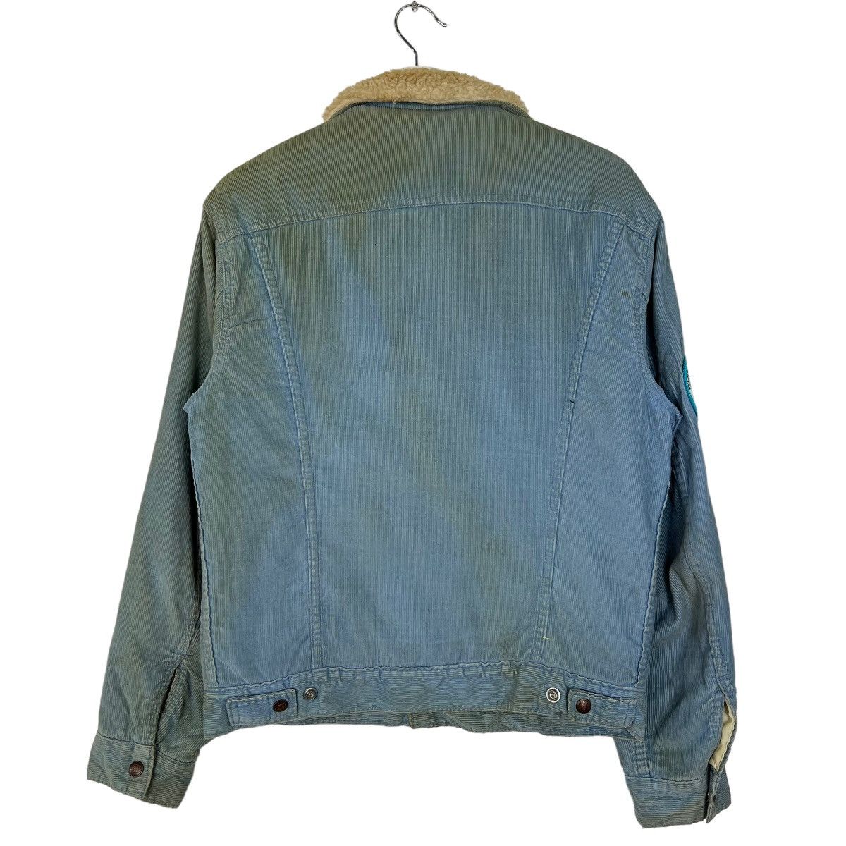 Levi's 💥 VINTAGE 70s LEVIS CORDUROY SHERPA LINER TRUCKER JACKET Size US M / EU 48-50 / 2 - 9 Thumbnail