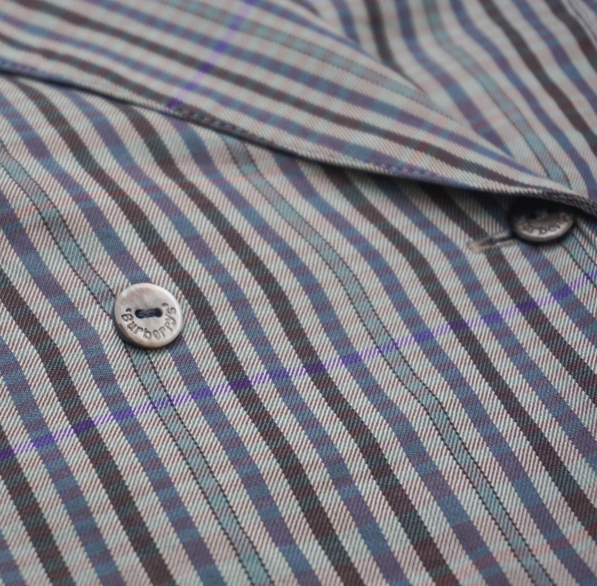 Burberry BURBERRYS Tartan Checkered Button-up Short Sleeves Blouse Size M / US 6-8 / IT 42-44 - 4 Thumbnail