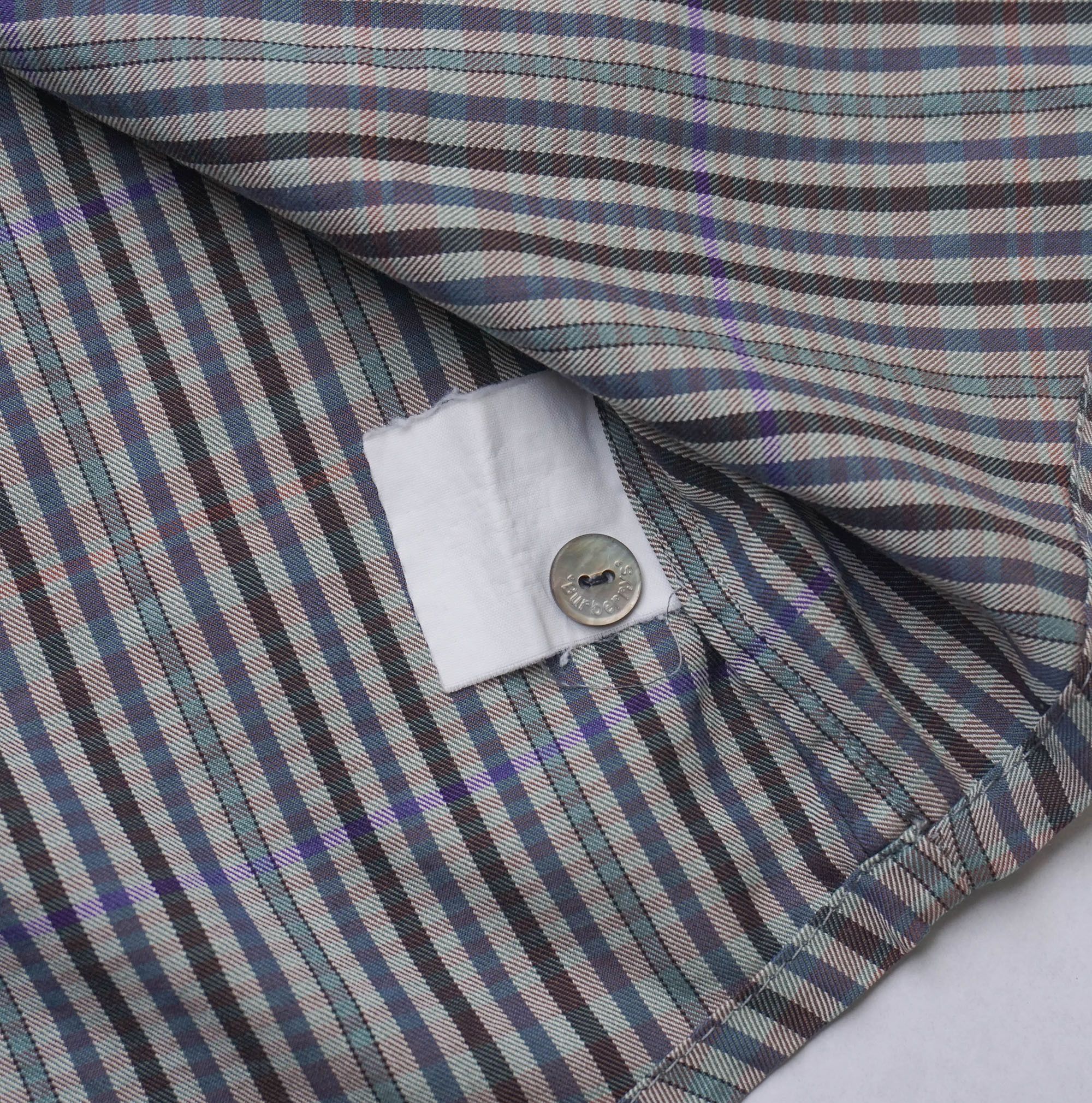 Burberry BURBERRYS Tartan Checkered Button-up Short Sleeves Blouse Size M / US 6-8 / IT 42-44 - 6 Thumbnail