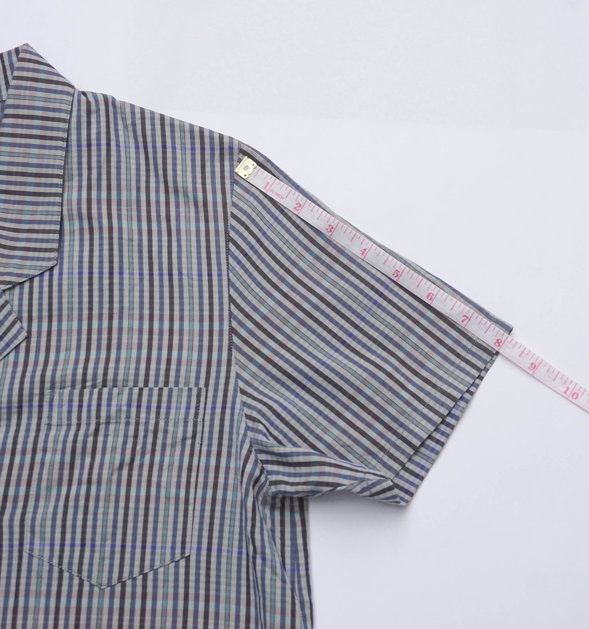 Burberry BURBERRYS Tartan Checkered Button-up Short Sleeves Blouse Size M / US 6-8 / IT 42-44 - 10 Thumbnail