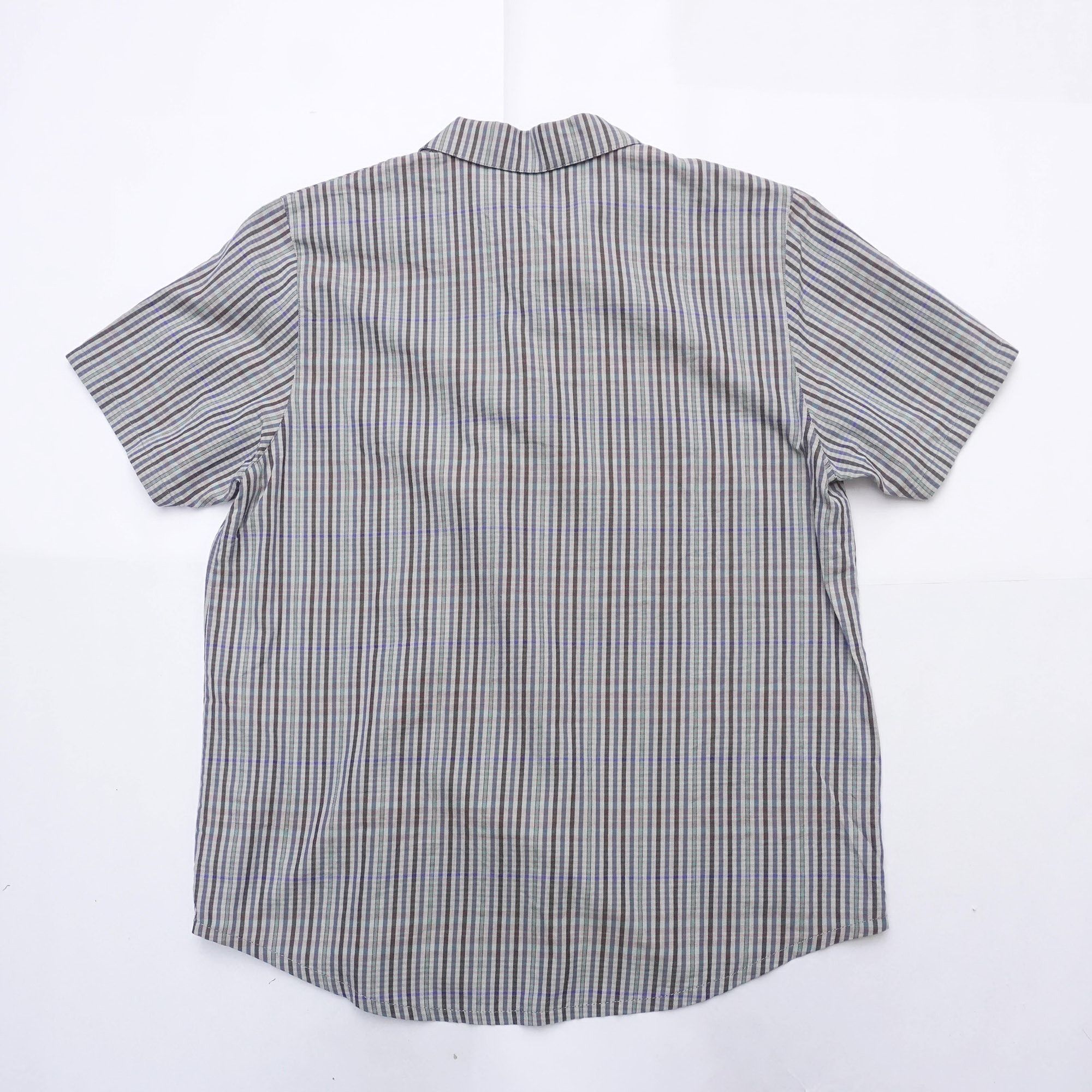 Burberry BURBERRYS Tartan Checkered Button-up Short Sleeves Blouse Size M / US 6-8 / IT 42-44 - 2 Thumbnail
