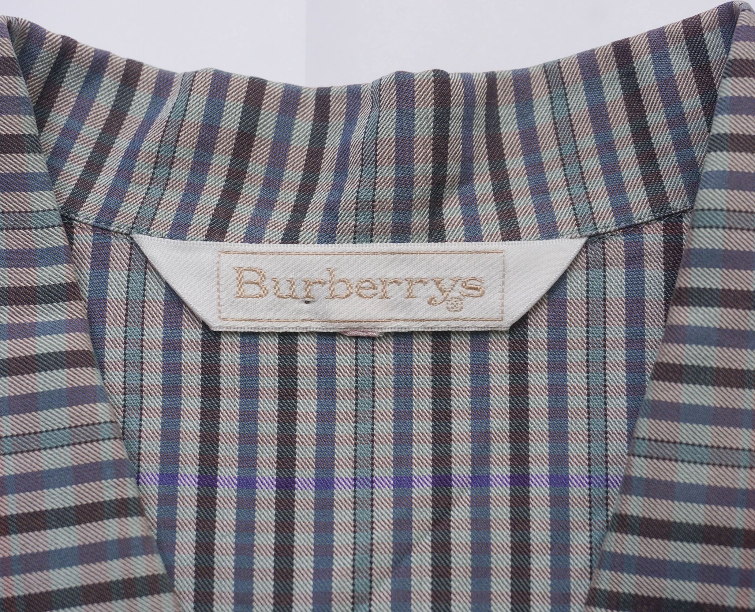 Burberry BURBERRYS Tartan Checkered Button-up Short Sleeves Blouse Size M / US 6-8 / IT 42-44 - 3 Thumbnail