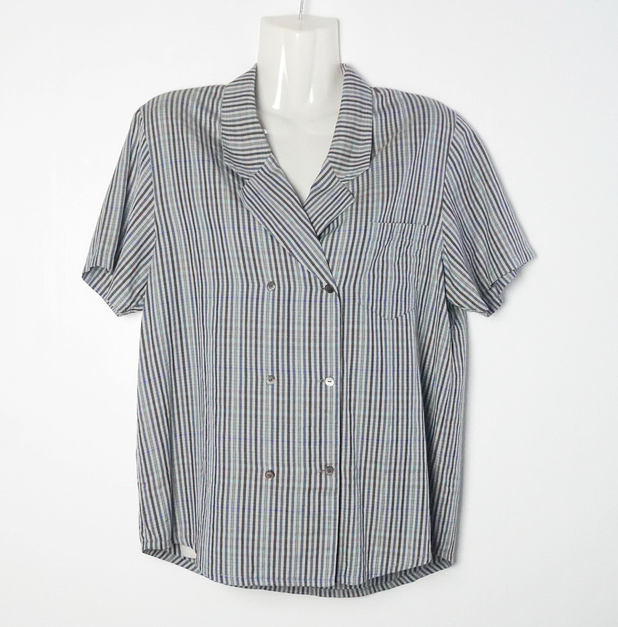 Burberry BURBERRYS Tartan Checkered Button-up Short Sleeves Blouse Size M / US 6-8 / IT 42-44 - 1 Thumbnail