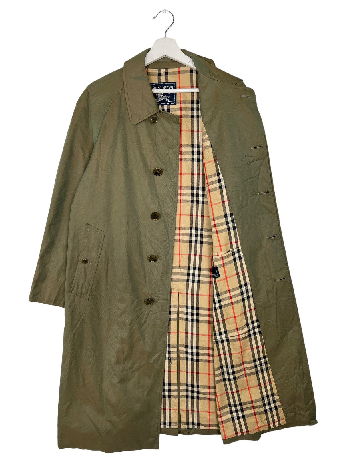Burberry 💥 BURBERRYS NOVA CHECK LINER TRENCH COAT Size US M / EU 48-50 / 2 - 1 Thumbnail
