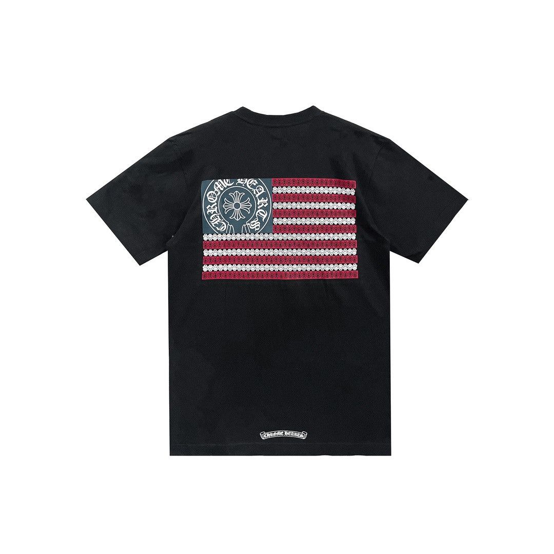 Chrome Hearts Chrome Hearts USA National Flag Horseshoe Logo Tee Size US M / EU 48-50 / 2 - 1 Thumbnail