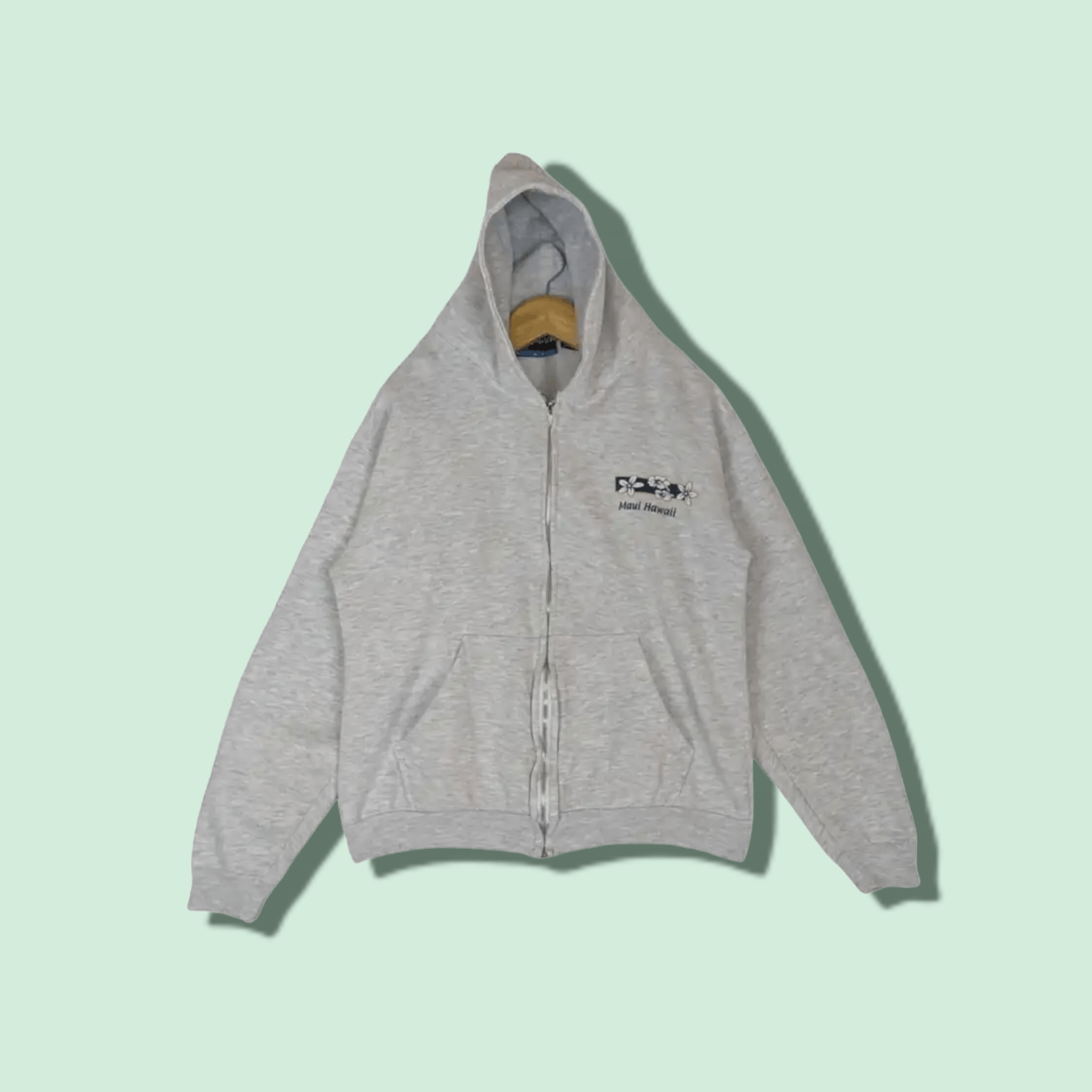Japanese Brand JOHN LAUREN Maui Hawaii Zipper Hoodie Size XL / US 12-14 / IT 48-50 - 1 Thumbnail