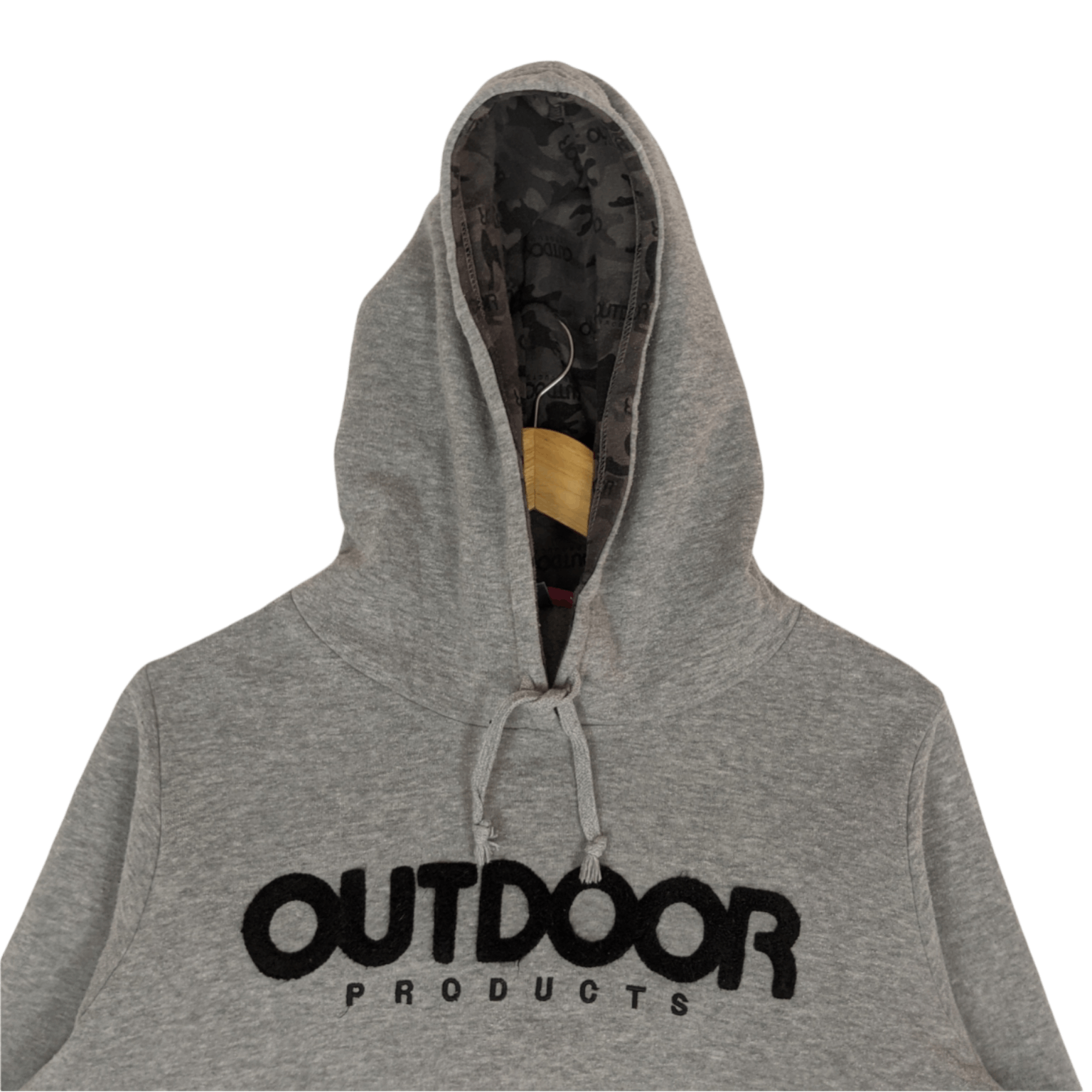 Japanese Brand OUTDOOR Big Spell Out Logo Hoodie Jumper Sweatshirt Size US L / EU 52-54 / 3 - 4 Thumbnail