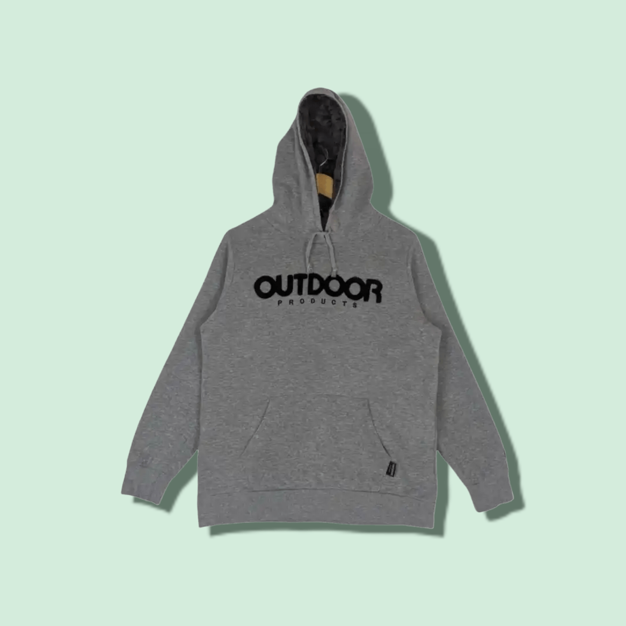 Japanese Brand OUTDOOR Big Spell Out Logo Hoodie Jumper Sweatshirt Size US L / EU 52-54 / 3 - 1 Thumbnail
