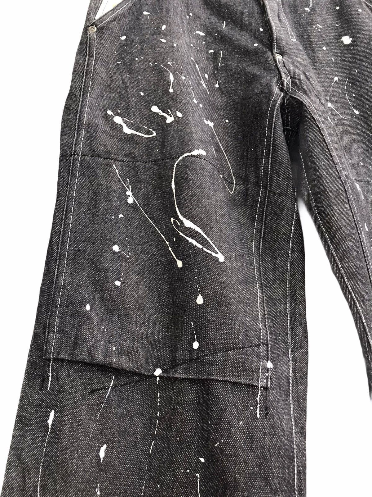 Japanese Brand SPINOUT Japan Paint Splatter Denim Jeans Size US 32 / EU 48 - 5 Thumbnail