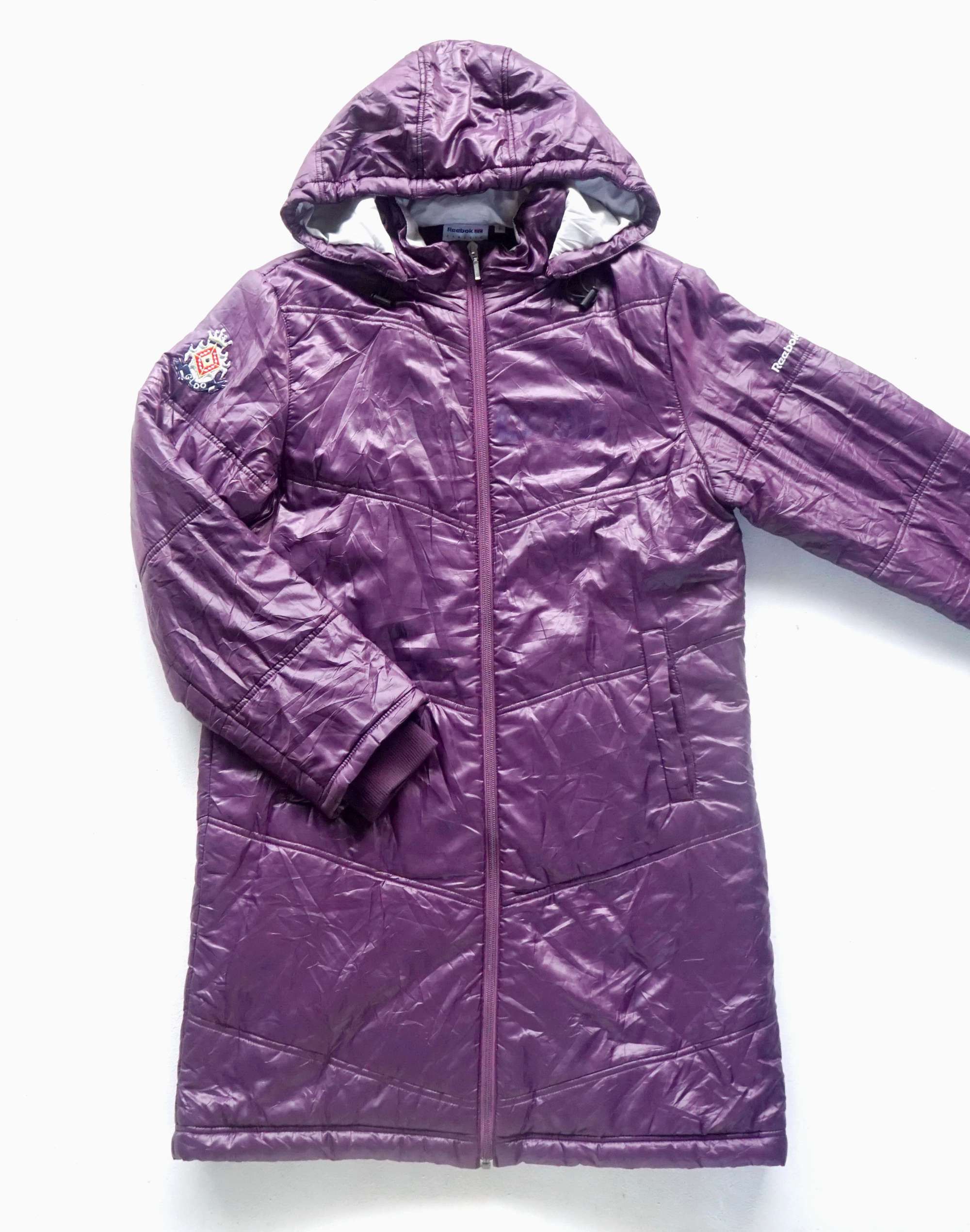 Reebok × Vintage REEBOK Classic Hooded Long Jacket Size US M / EU 48-50 / 2 - 1 Thumbnail