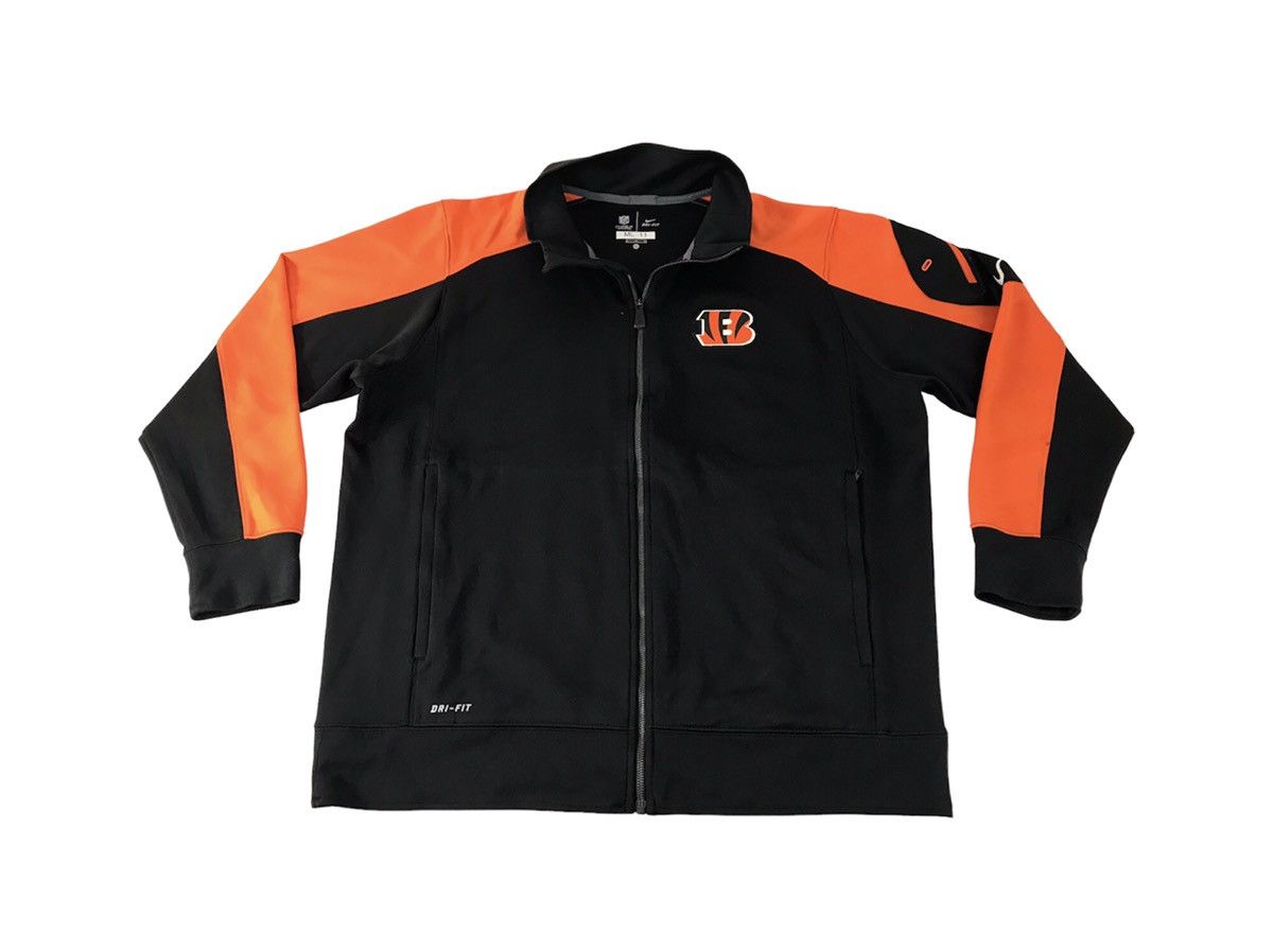 Nike Nike NFL Bengals Cincinmati Wool Jacket Full Zip Design