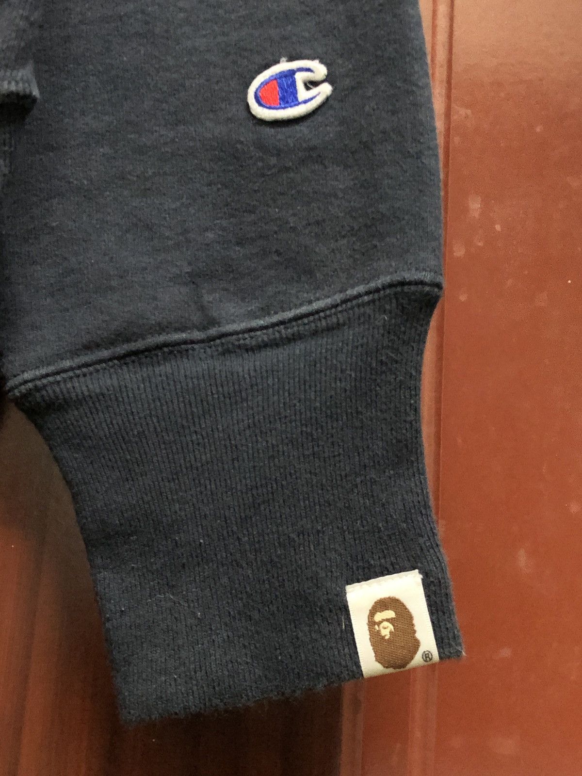 Bape × Champion A Bathing Ape College Logo Sweatshirts Size US L / EU 52-54 / 3 - 5 Thumbnail