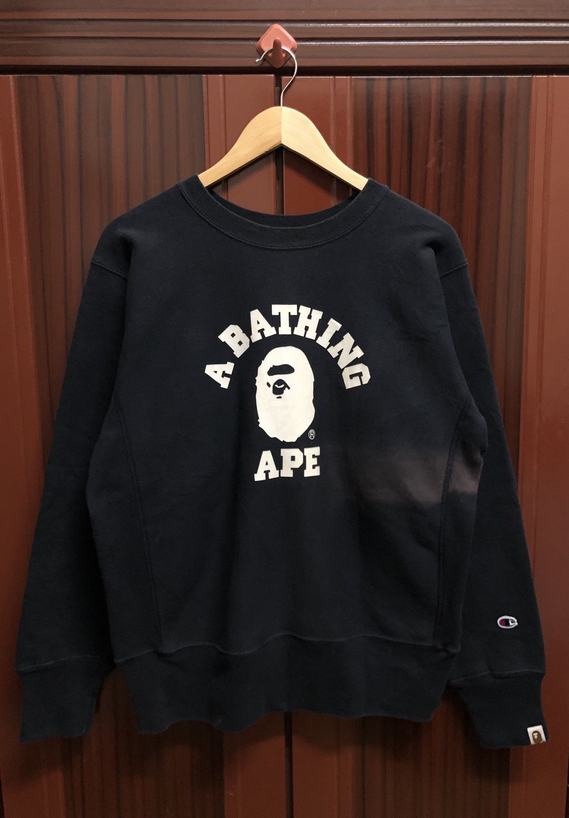 Bape champion sweatshirt store