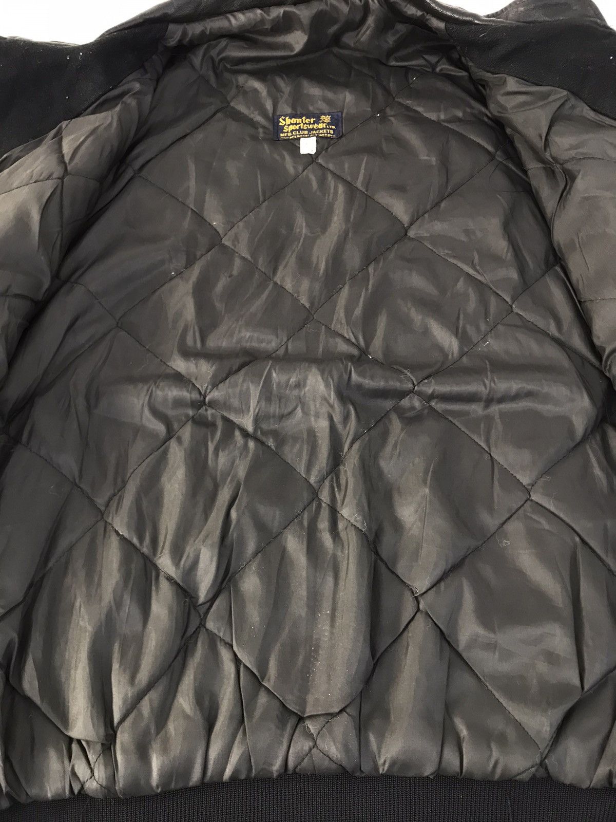 Vintage Shanter Warrior Winnipeg AAA Hockey Leather Jacket