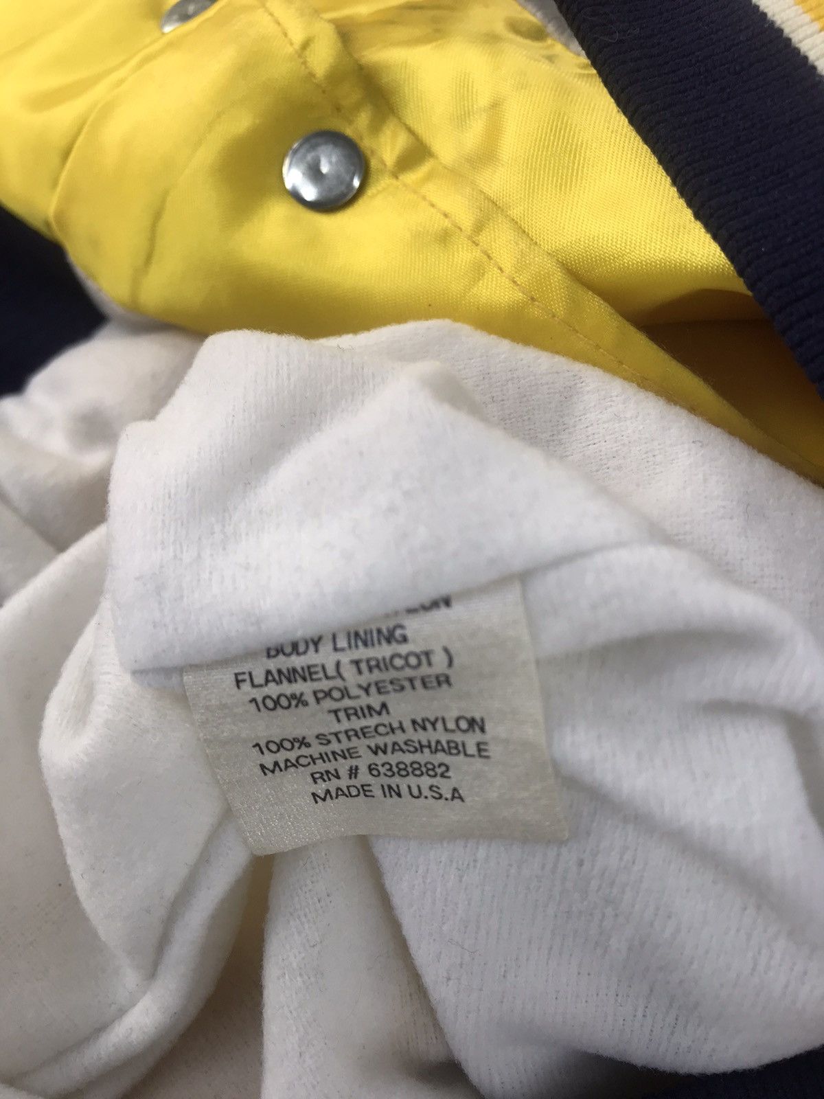 Vintage Varsity Bomber Jacket American Legion Blue Ash College Satin Size US L / EU 52-54 / 3 - 9 Thumbnail