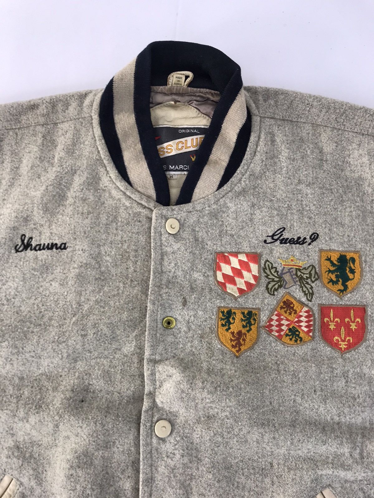 Georges Marciano Varsity Bomber Guess Club Georges Marciano Embroidery Logo Size US M / EU 48-50 / 2 - 4 Thumbnail
