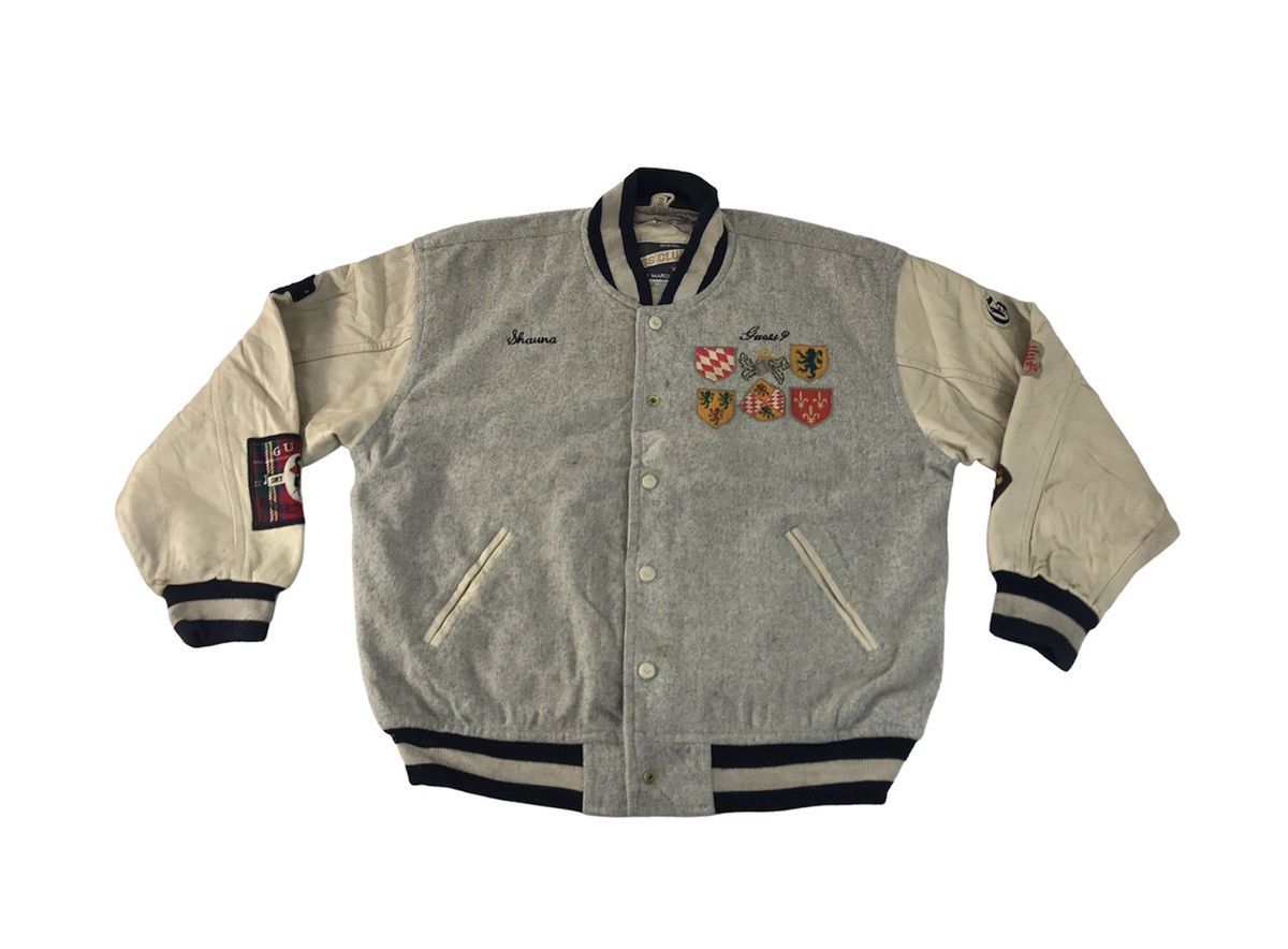 Georges Marciano Varsity Bomber Guess Club Georges Marciano Embroidery Logo Size US M / EU 48-50 / 2 - 2 Thumbnail