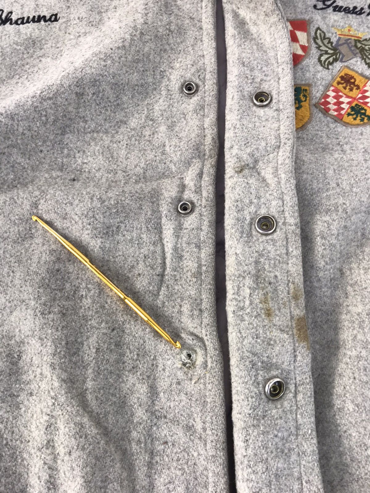 Georges Marciano Varsity Bomber Guess Club Georges Marciano Embroidery Logo Size US M / EU 48-50 / 2 - 18 Thumbnail