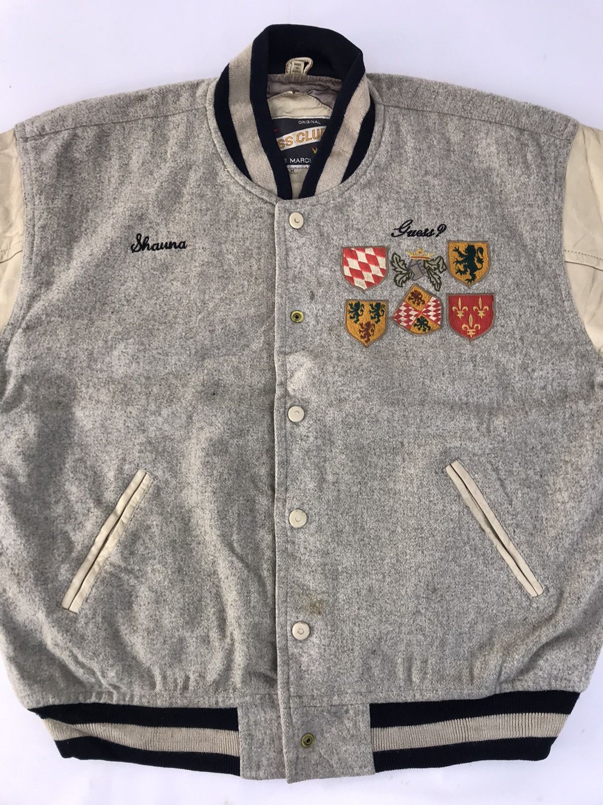 Georges Marciano Varsity Bomber Guess Club Georges Marciano Embroidery Logo Size US M / EU 48-50 / 2 - 3 Thumbnail