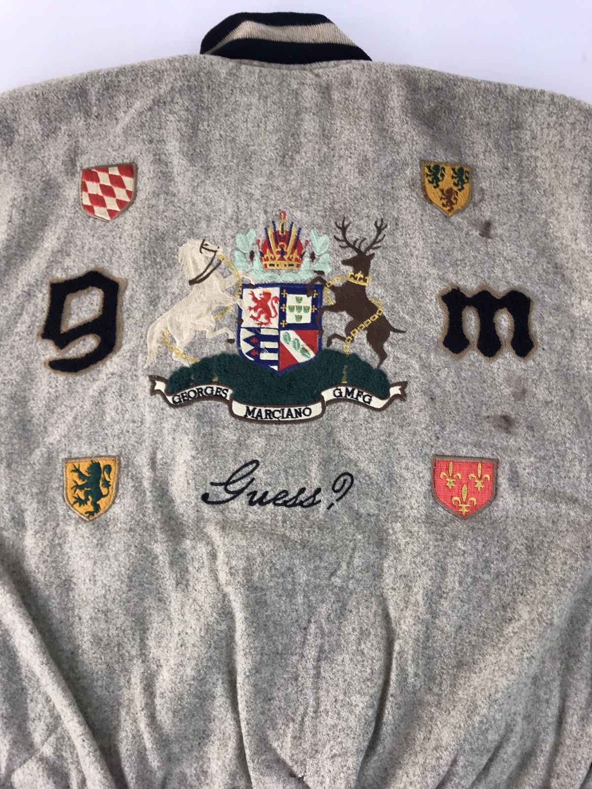 Georges Marciano Varsity Bomber Guess Club Georges Marciano Embroidery Logo Size US M / EU 48-50 / 2 - 11 Thumbnail