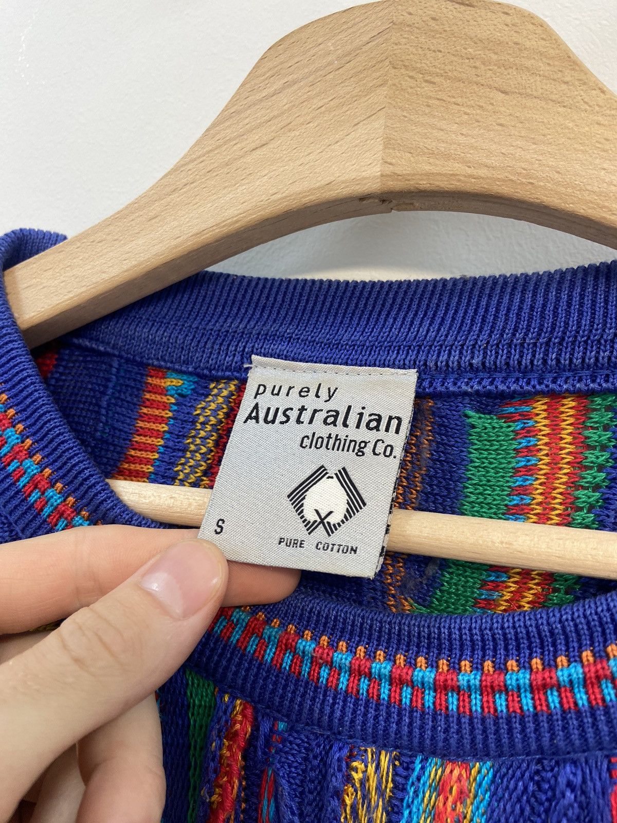 Vintage Vintage Purely Australia Coogi Style Sweater Size US S / EU 44-46 / 1 - 8 Thumbnail
