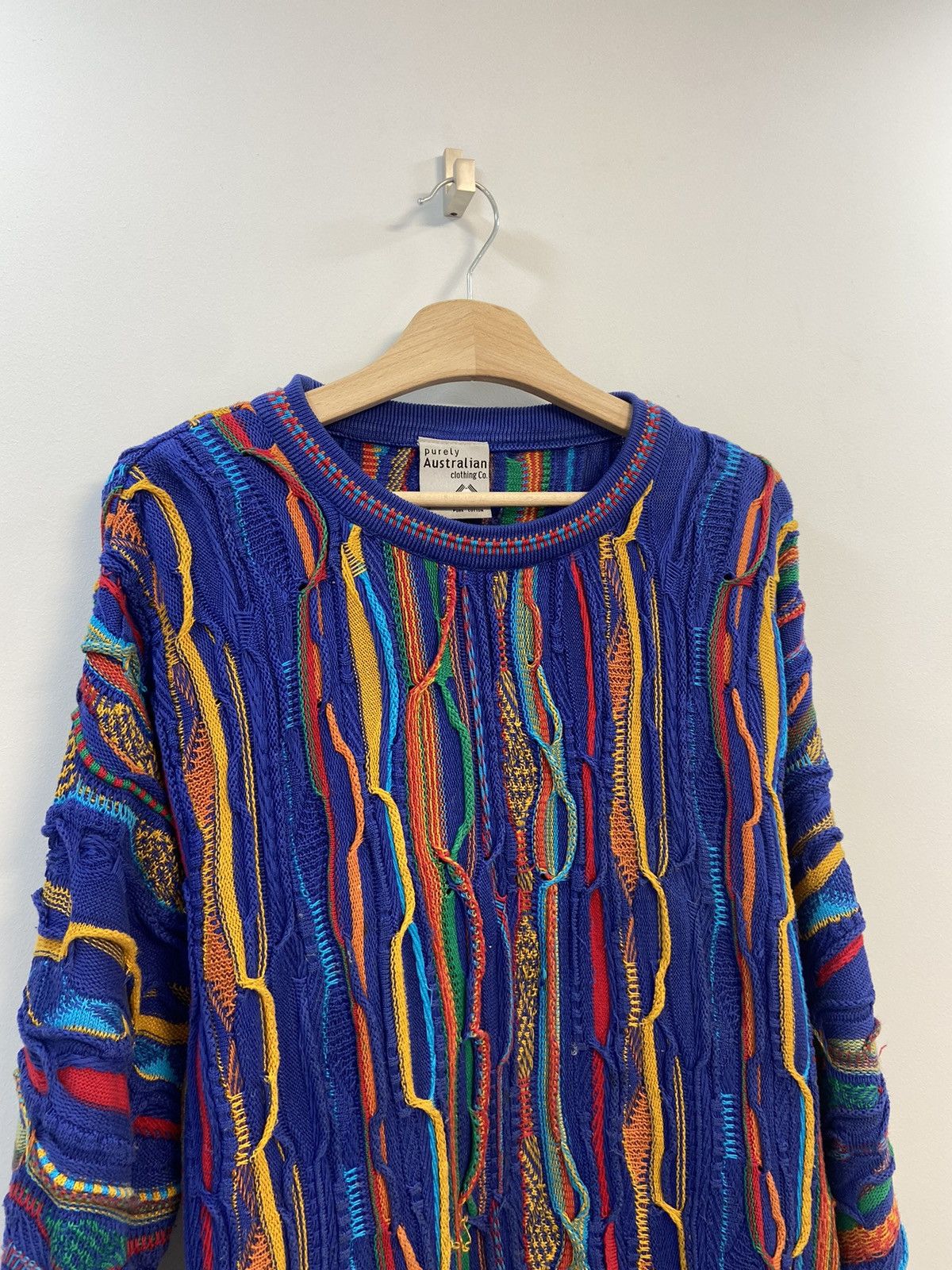 Vintage Vintage Purely Australia Coogi Style Sweater Size US S / EU 44-46 / 1 - 2 Thumbnail