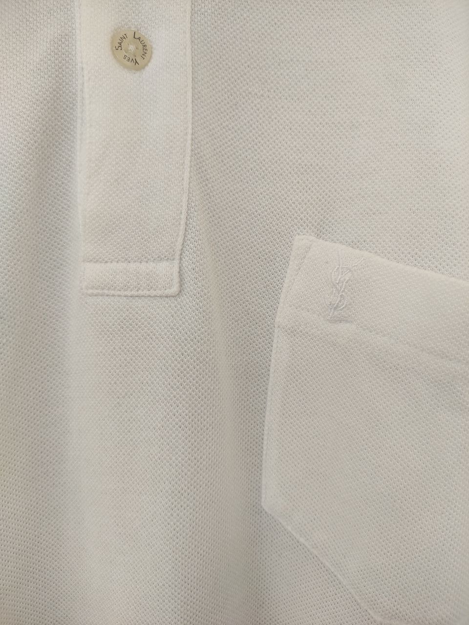 Yves Saint Laurent Vintage YSL Longsleeve Polo Size US L / EU 52-54 / 3 - 3 Thumbnail