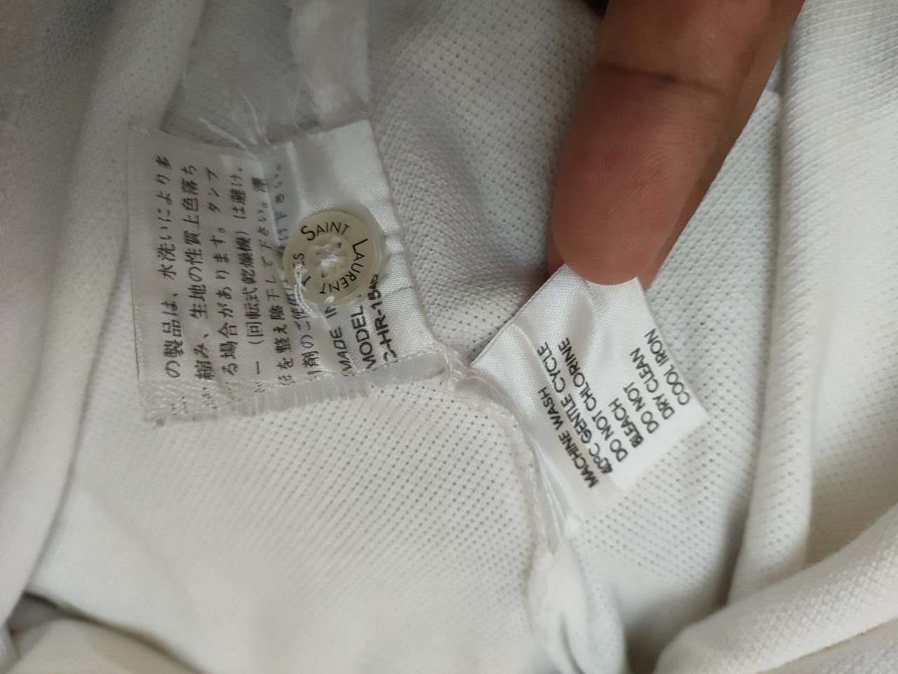 Yves Saint Laurent Vintage YSL Longsleeve Polo Size US L / EU 52-54 / 3 - 7 Thumbnail