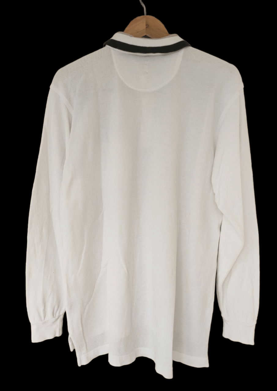 Yves Saint Laurent Vintage YSL Longsleeve Polo Size US L / EU 52-54 / 3 - 2 Thumbnail