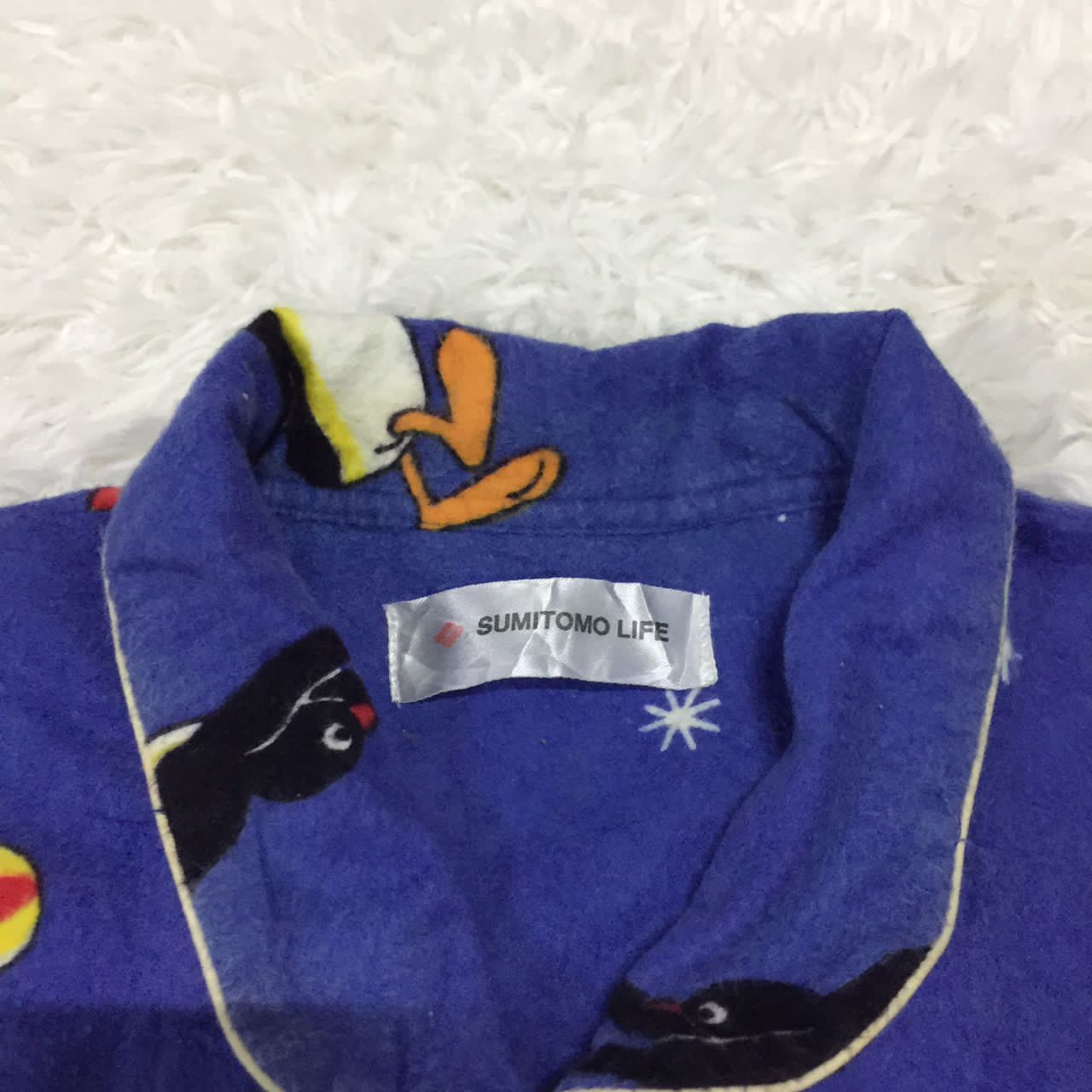 Anime × Japanese Brand Pingu cartoon printed button up sleepwear like shirt Size US M / EU 48-50 / 2 - 3 Thumbnail