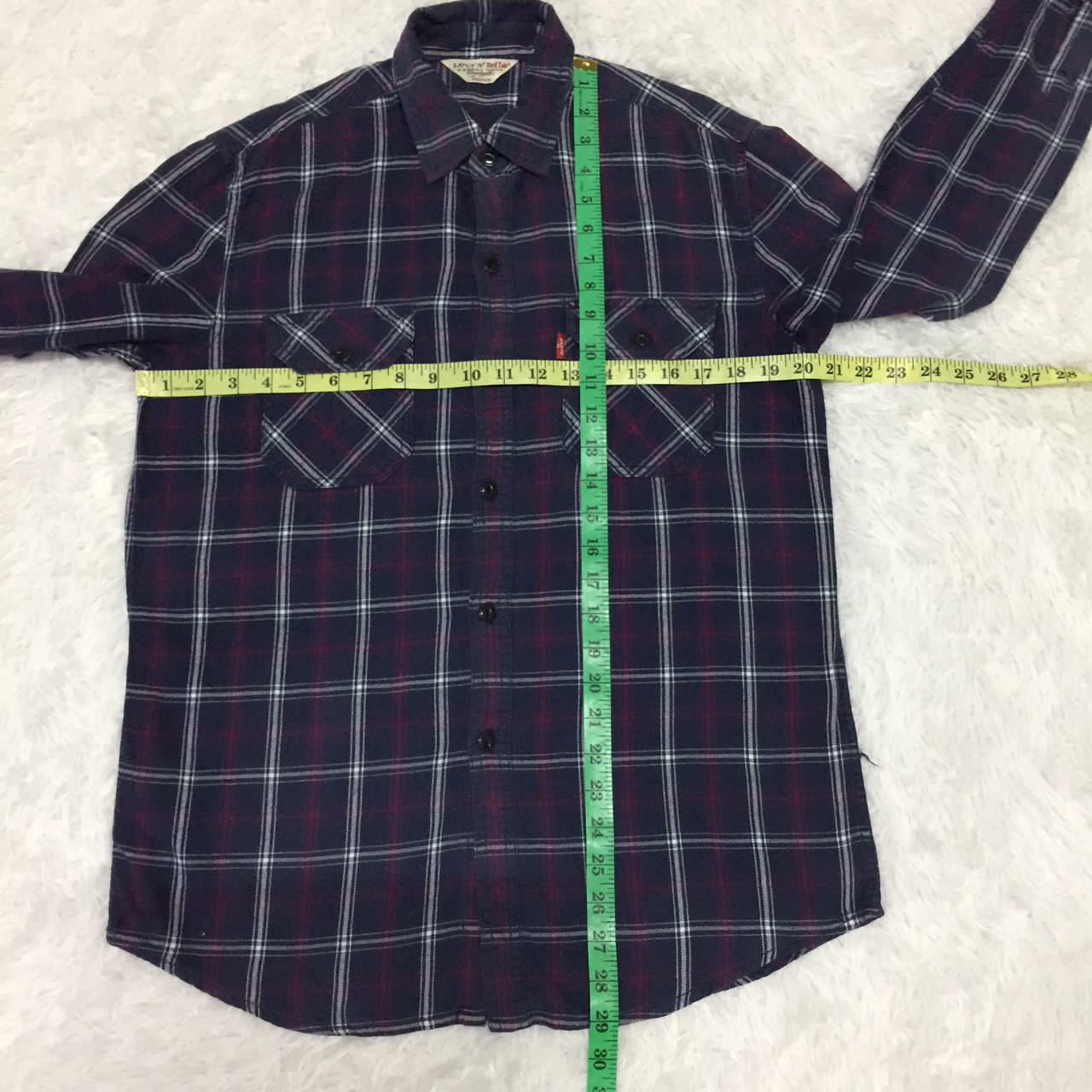Flannel Levis Red Tab Flannel Button Up Jacket Shirt Size US M / EU 48-50 / 2 - 7 Thumbnail