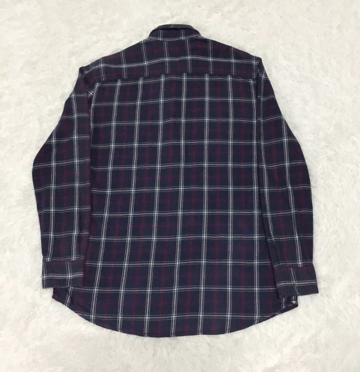 Flannel Levis Red Tab Flannel Button Up Jacket Shirt Size US M / EU 48-50 / 2 - 2 Thumbnail