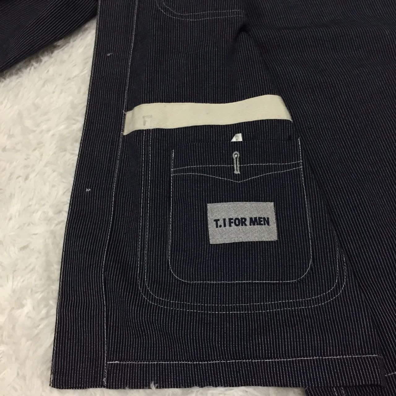 Japanese Brand Navy T.I for Men Jacket Size US XXL / EU 58 / 5 - 5 Thumbnail