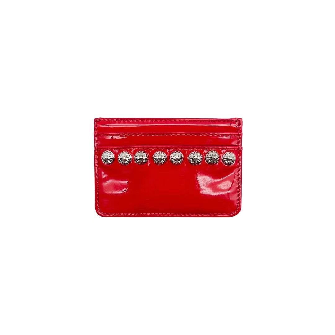 Chrome Hearts Chrome Hearts Red Cross Bead Studded Card Holder Size ONE SIZE - 1 Thumbnail