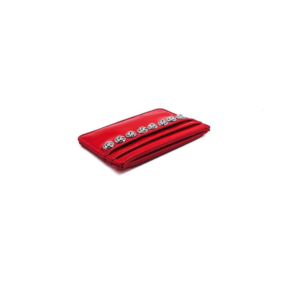 Chrome Hearts Chrome Hearts Red Cross Bead Studded Card Holder Size ONE SIZE - 3 Thumbnail