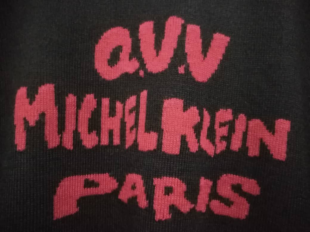 Michel Klein Michel Klein Paris X Japanese Brand a.v.v Black Knitwear Size US S / EU 44-46 / 1 - 3 Thumbnail