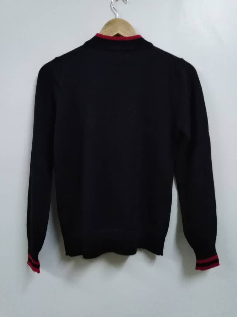 Michel Klein Michel Klein Paris X Japanese Brand a.v.v Black Knitwear Size US S / EU 44-46 / 1 - 2 Thumbnail