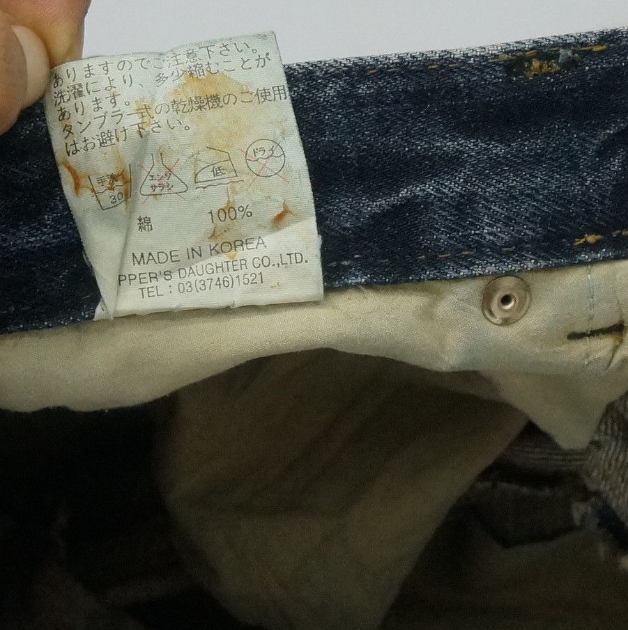 GOSTAR DE FUGA FUGA Vintage Distressed Double Waist Lowrise Flared Jeans Size US 30 / EU 46 - 21 Thumbnail
