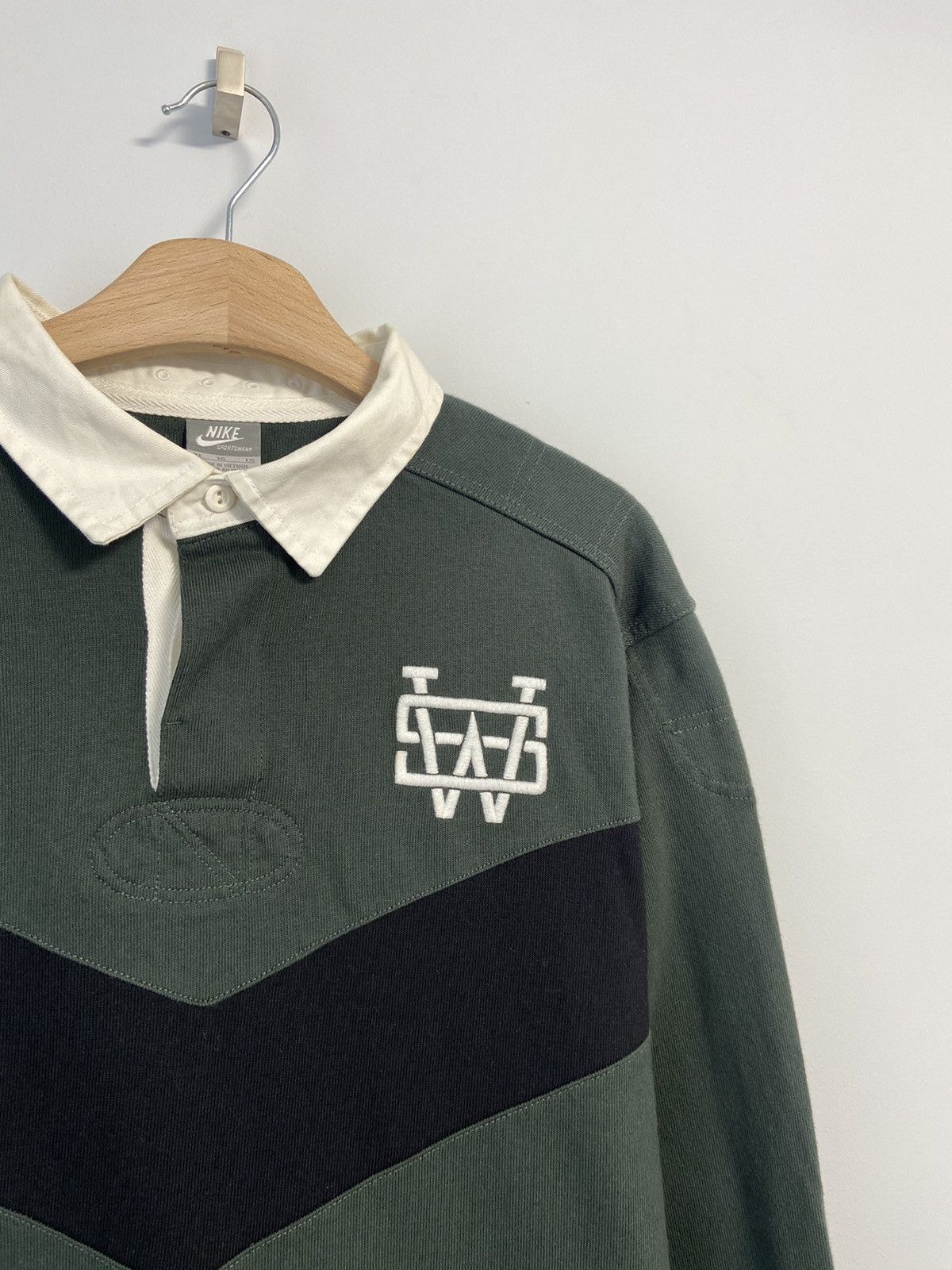 Vintage Nike Vintage Polo Sweatshirt Y2K style Size US XL / EU 56 / 4 - 4 Thumbnail