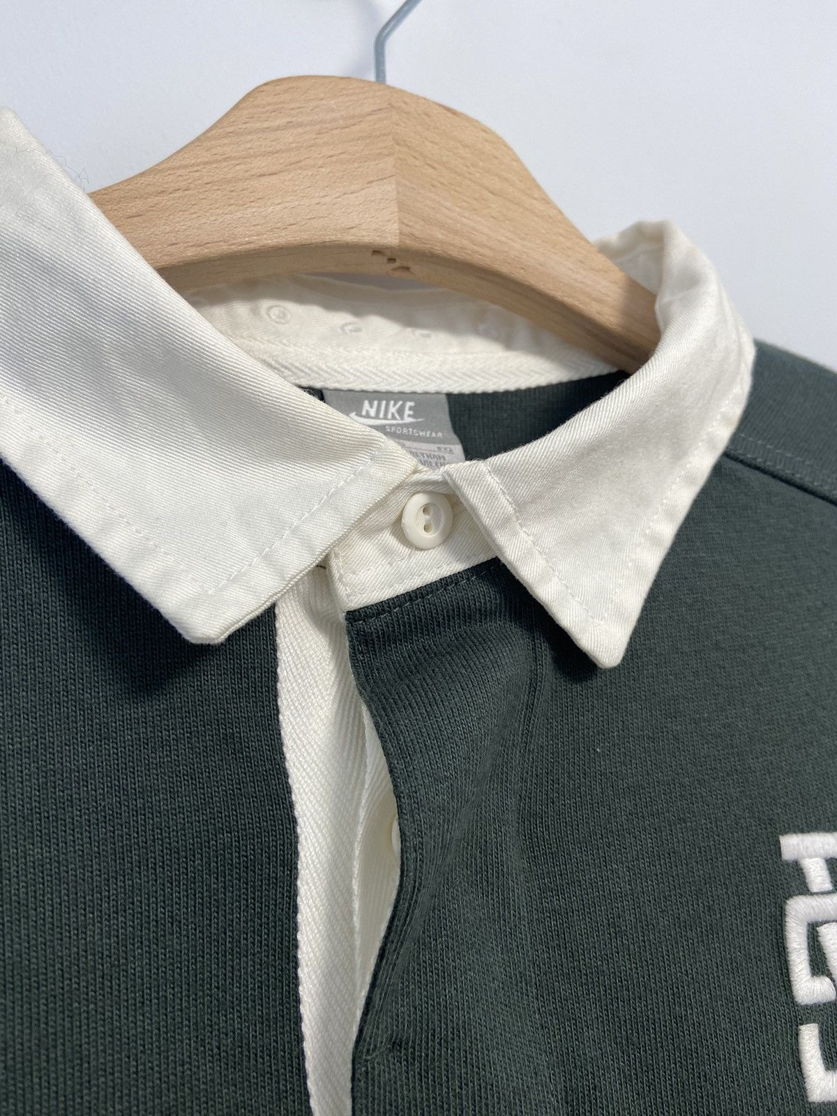 Vintage Nike Vintage Polo Sweatshirt Y2K style Size US XL / EU 56 / 4 - 9 Thumbnail