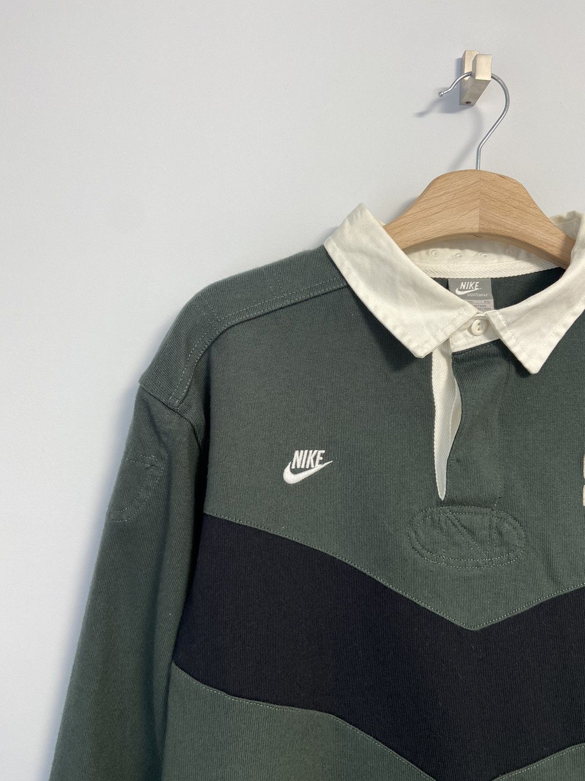 Vintage Nike Vintage Polo Sweatshirt Y2K style Size US XL / EU 56 / 4 - 3 Thumbnail