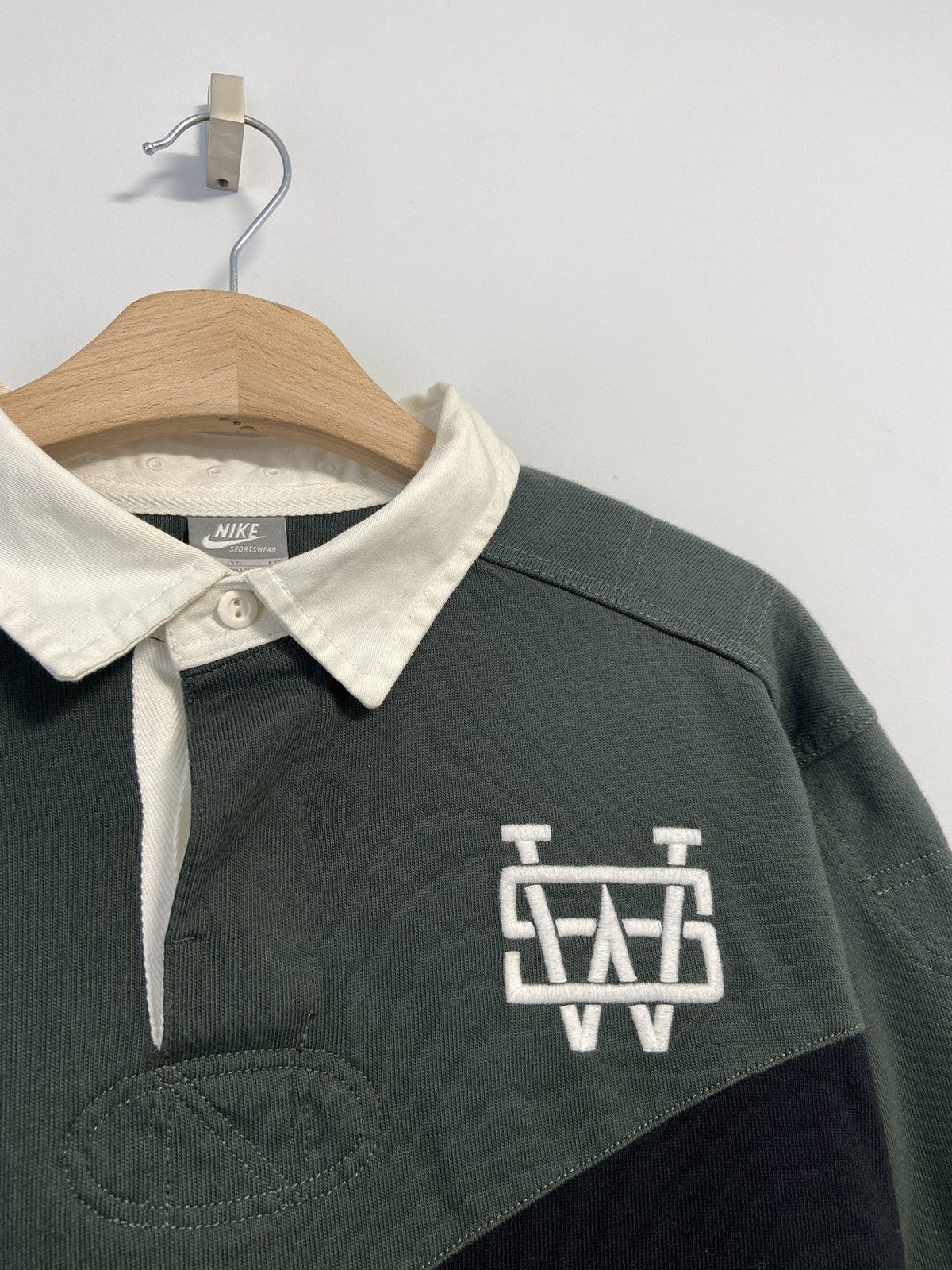 Vintage Nike Vintage Polo Sweatshirt Y2K style Size US XL / EU 56 / 4 - 7 Thumbnail