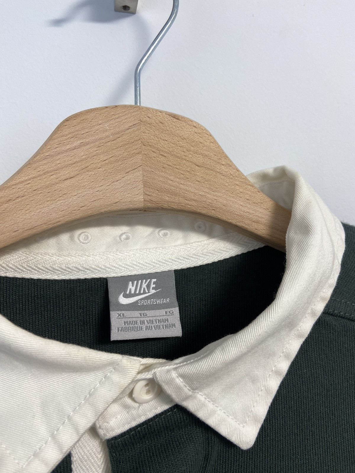 Vintage Nike Vintage Polo Sweatshirt Y2K style Size US XL / EU 56 / 4 - 8 Thumbnail