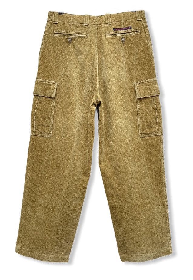 Bad Son Vintage 1982 BAD BOY SPORT Baggy Velvet Cargo Pants Size US 30 / EU 46 - 2 Thumbnail