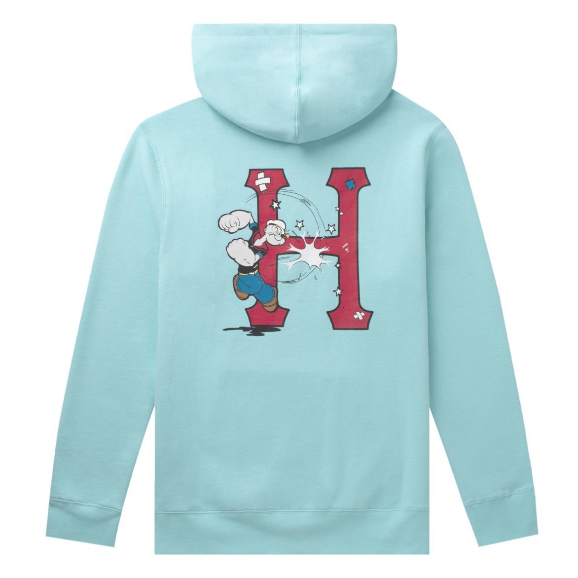 Huf HUF Popeye Classic H Logo Pullover Hoodie Mint Large Size US L / EU 52-54 / 3 - 1 Thumbnail