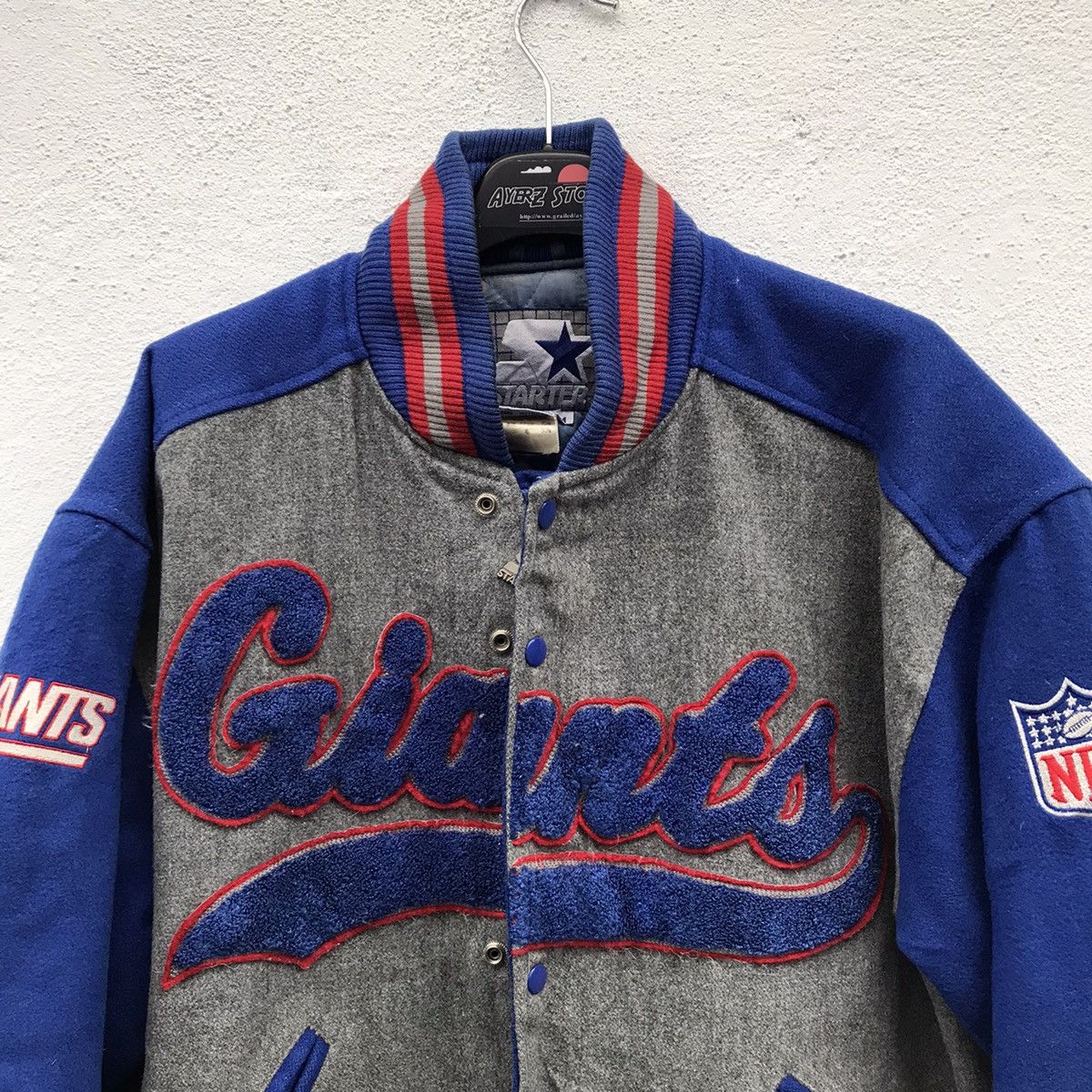 Giant × NFL × Starter Giants NFL Quilted Lining Baseball Jackets Size US M / EU 48-50 / 2 - 2 Thumbnail